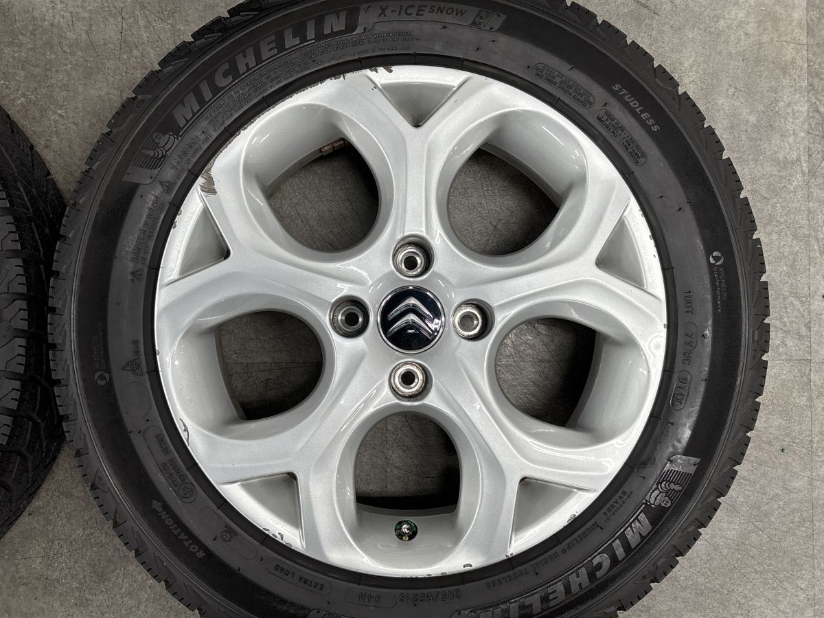 正規品】シトロエン C3 純正 16in 6J +22 PCD108 ミシュラン X-ICE