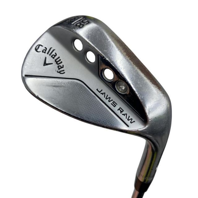 【中古】 キャロウェイ JAWS RAW クロムメッキ 58°/12°X ウェッジ WG NS PRO MODUS3 TOUR115 (フレックスS) メンズ 男性用 右利き 右用 Cランク ゴルフクラブ