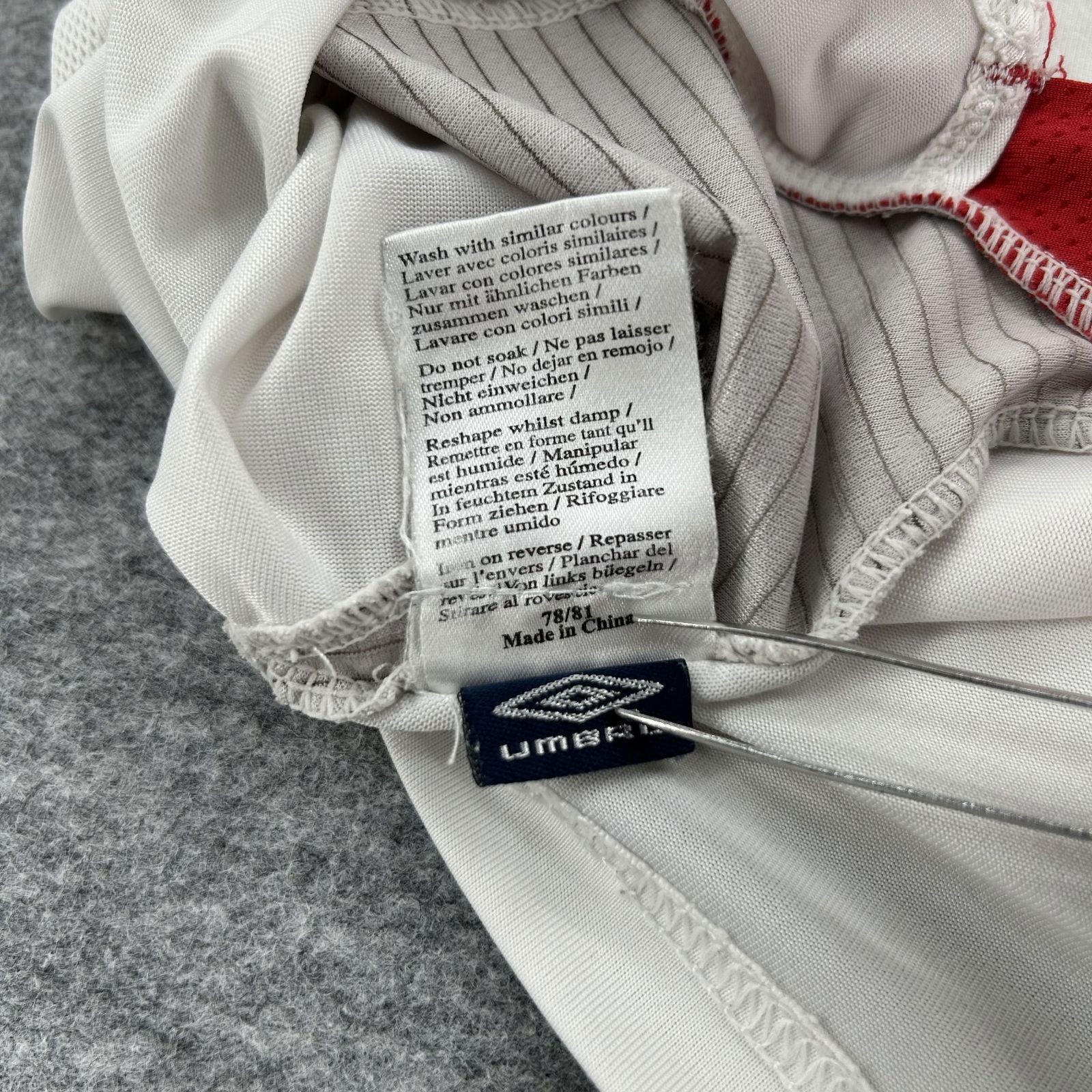 UMBRO アンブロ イングランド代表 半袖サッカーユニフォーム ホワイト