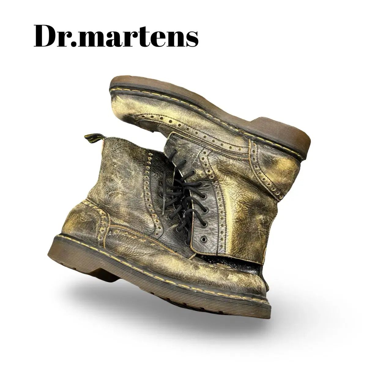 (270)DR. MARTENS ドクターマーチン ウイングチップブーツ England made