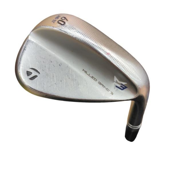 【中古】 テーラーメイド Taylor Made MILLED GRIND 3 60°/12° ウェッジ WG NS PRO MODUS3 TOUR105 (フレックスS) メンズ 男性用 右利き 右用 Cランク ゴルフクラブ
