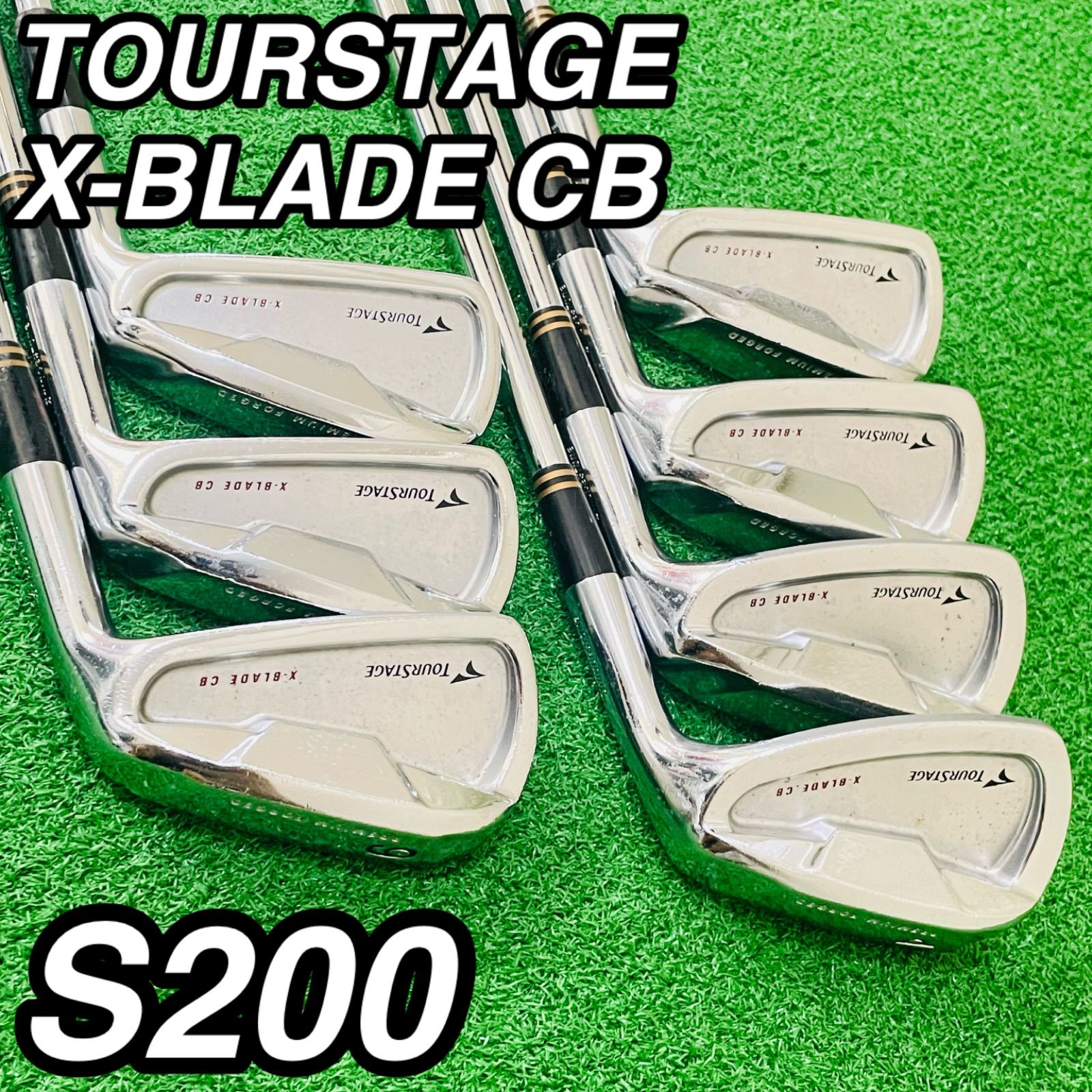 304 TOURSTAGE X-BLADE CB ツアーステージ メンズ 右利き アイアン7本セット Dynamic Gold ダイナミックゴールド S200 送料無料 匿名配送