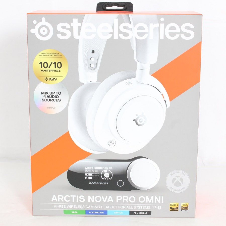 新品未開封】SteelSeries Arctis Nova Pro Omni White 61722
