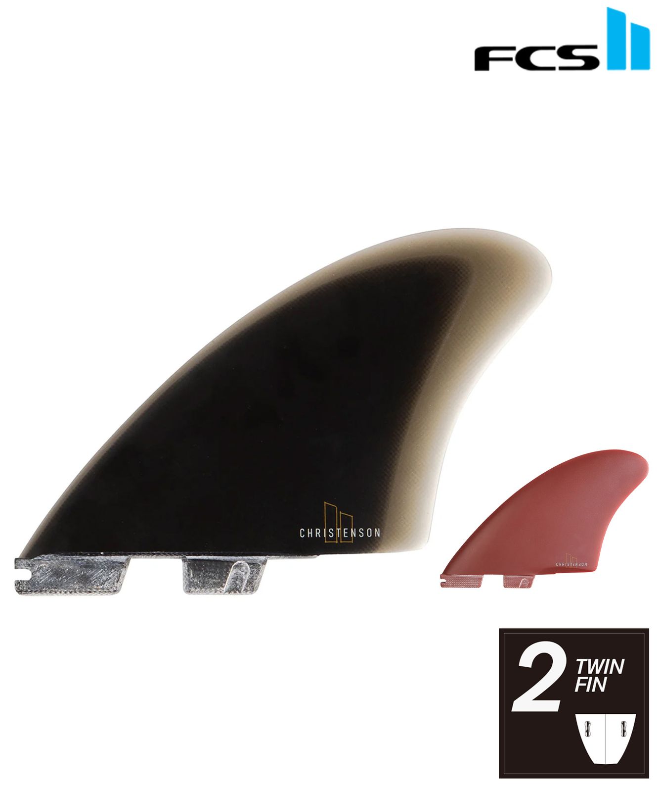 【ムラスポ公式】新品 FCS2 エフシーエスツー PG CHRISTENSON KEEL クリステンソン サーフィン ツイン フィン キールフィン ムラサキスポーツ 14,045円