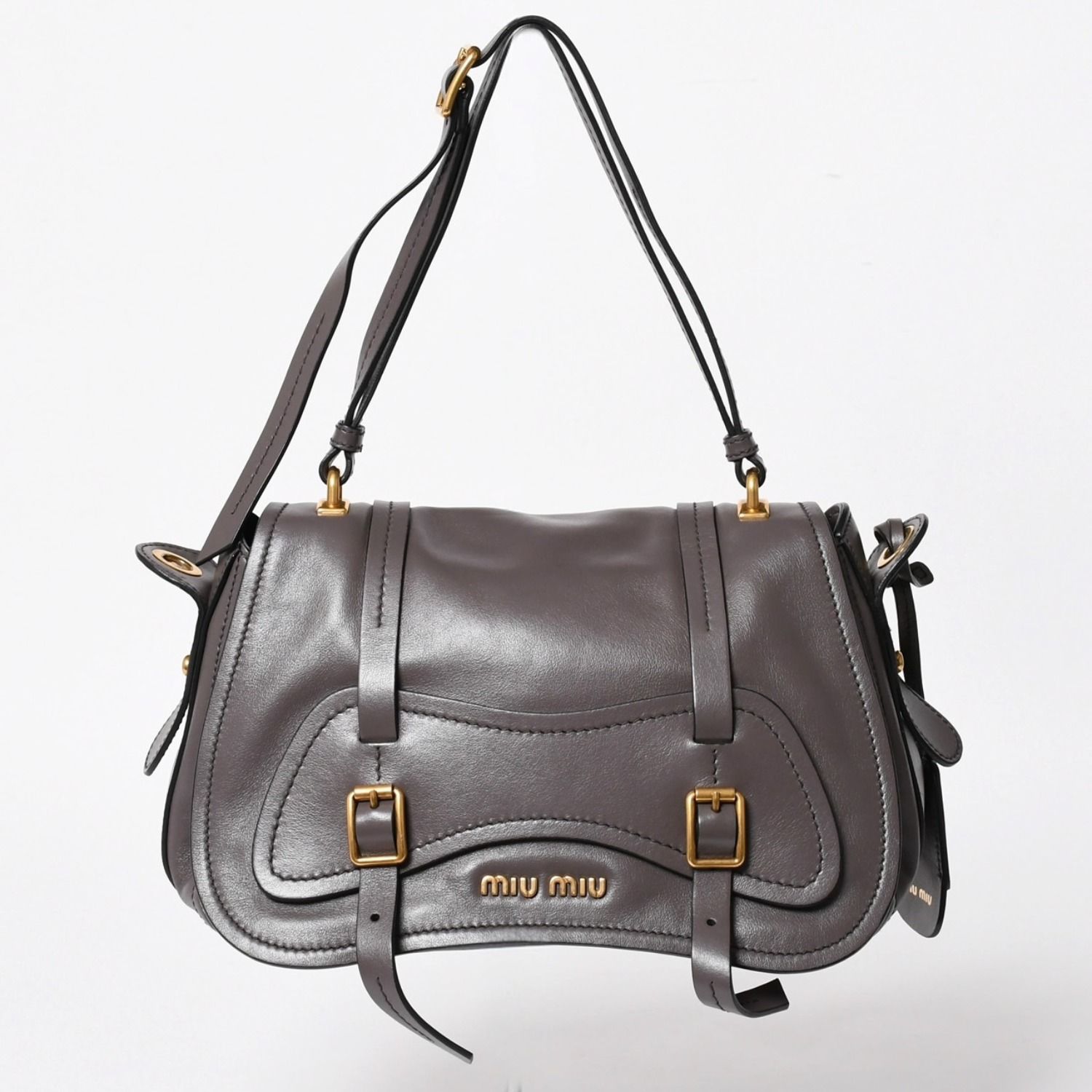 極美品 MIU MIU ミュウミュウ グレースルックス ショルダーバッグ