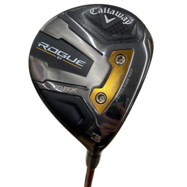 【中古】 キャロウェイ ROGUE ST MAX 3W フェアウェイウッド FW 純正特注シャフト (フレックスX) メンズ 男性用 右利き 右用 Cランク ゴルフクラブ