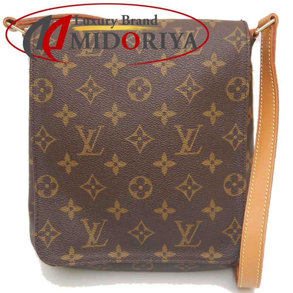 LOUIS VUITTON ルイヴィトン モノグラム ミュゼット･サルサ ショート M51258 ショルダーバッグ ブラウン レディース /254036【中古】