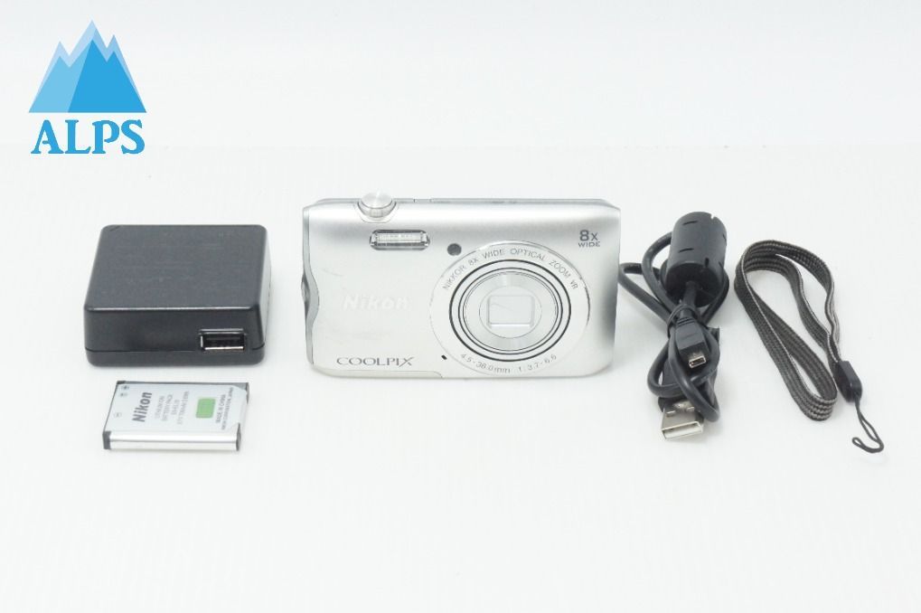 良品 Nikon ニコン COOLPIX A300 コンパクトデジタルカメラ シルバー