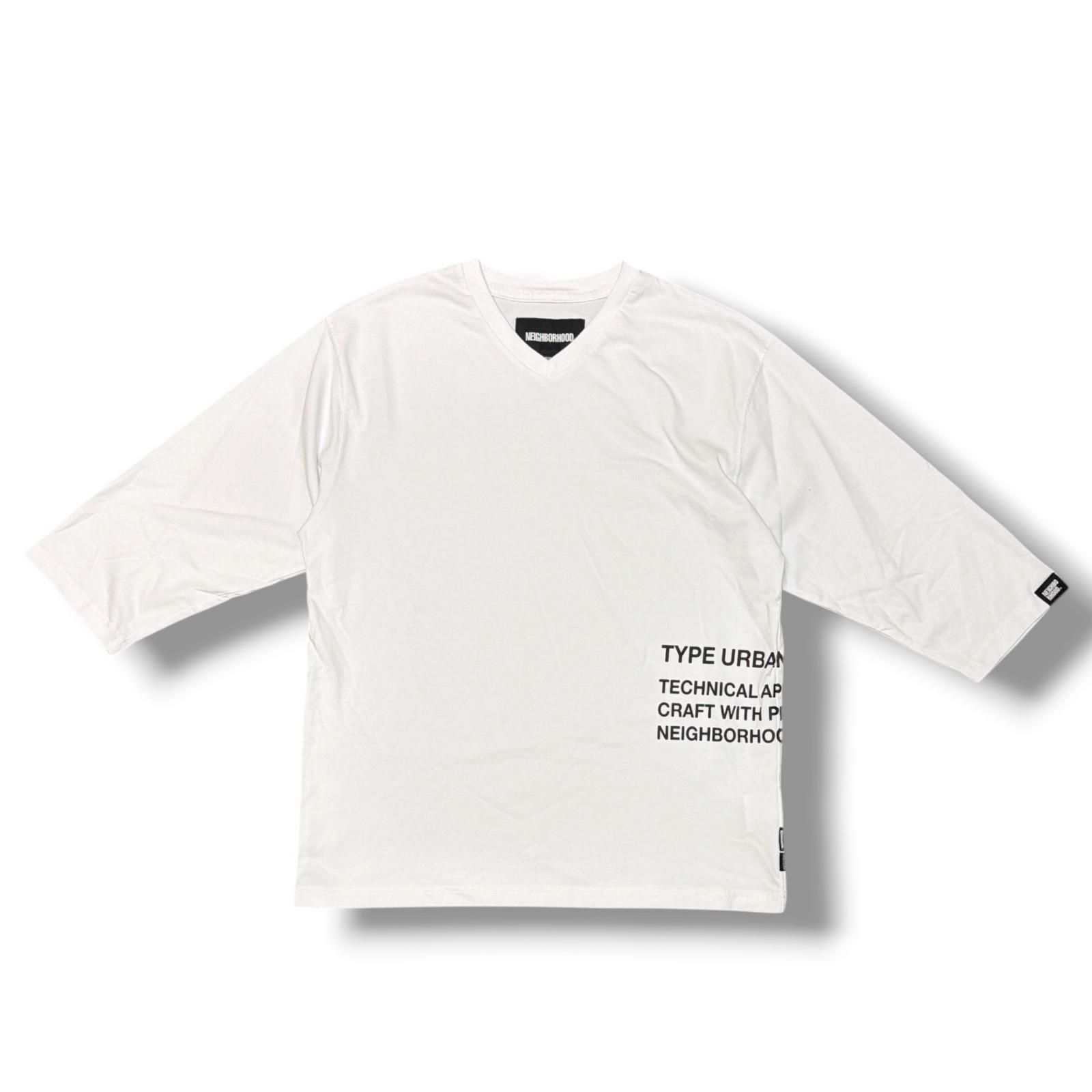 NEIGHBORHOOD 26SS SHELTECH V-NECK 3Q Vネックカットソー Tシャツ