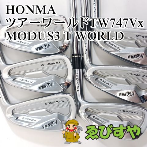 入間□【中古】 アイアンセット ホンマ HONMA ツアーワールドTW747Vx 6