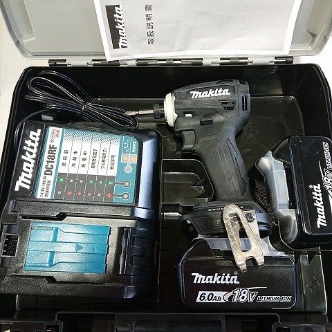Makita マキタ TD172D 18V 充電式インパクトドライバ BL1860B×2 DC18RF付