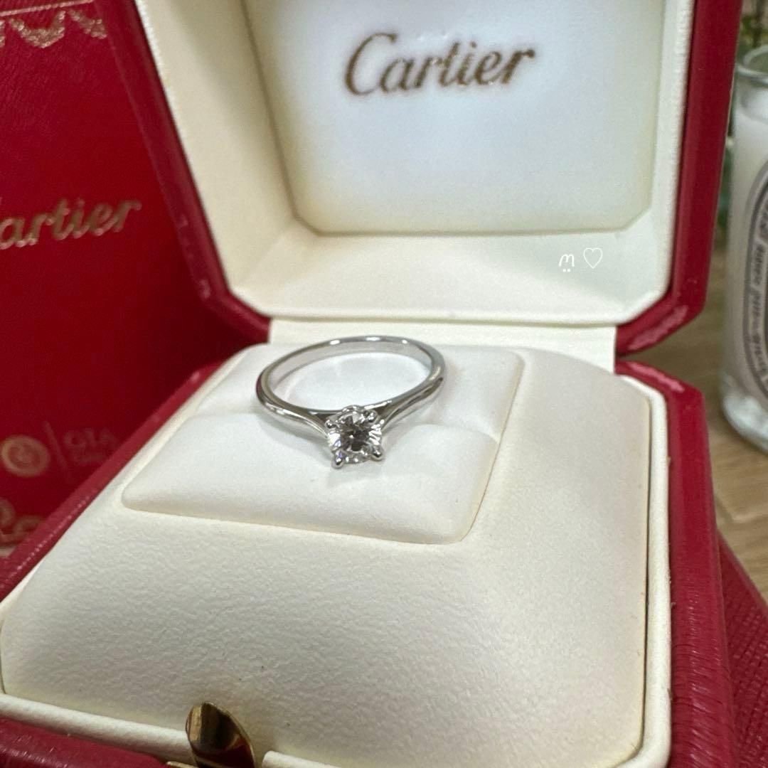 Cartierカルティエ ソリテール1895ダイヤモンドリング48 0.30ct - メルカリ