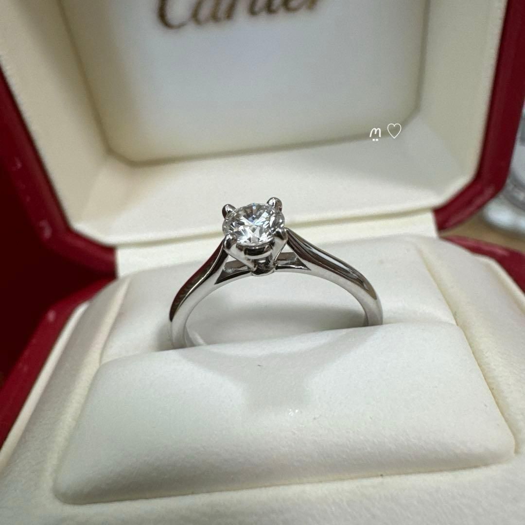 Cartierカルティエ ソリテール1895ダイヤモンドリング48 0.30ct - メルカリ