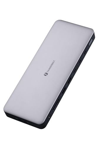 エレコム ドッキングステーション 14in1 4画面同時出力（3画面拡張） Thunderbolt4対応 PD96W HDMI 8K/30Hz USB-Cポート PD30W 高速データ転送 シルバー DST-W13yu