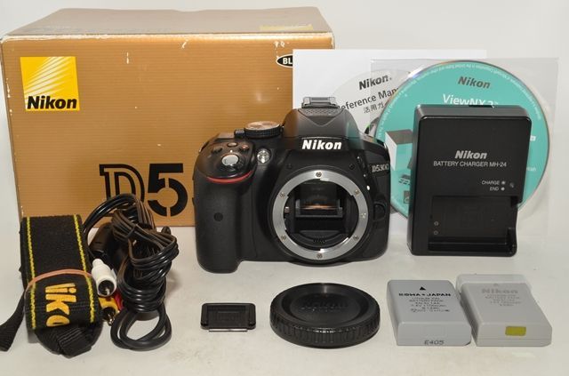260697★極上★Nikon デジタル一眼レフカメラ D5300 ブラック 2400万画素 3.2型液晶 D5300BK