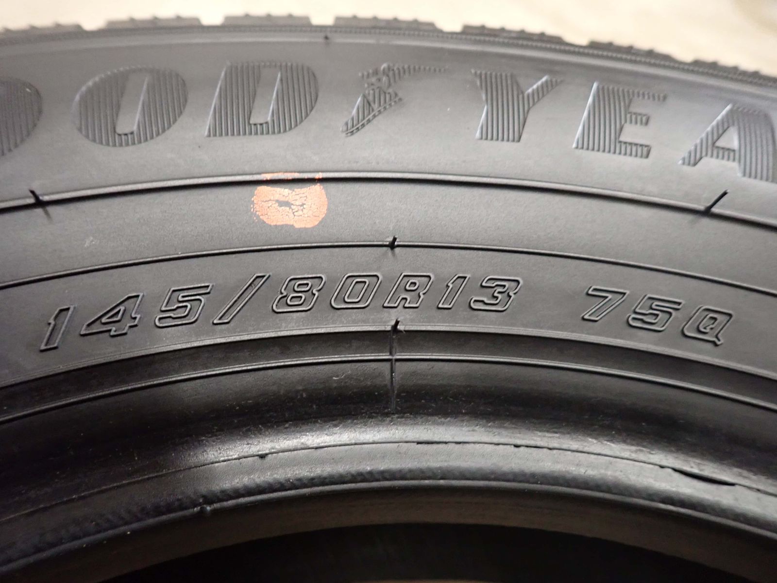 冬4本SET 会社宛送料無料 145/80R13 75Q グッドイヤー アイスナビ 8