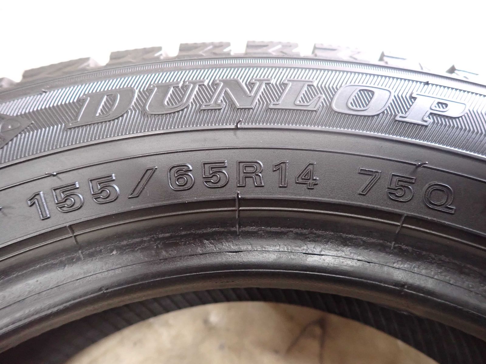 冬4本 会社宛 送料無料 155/65R14 75Q ダンロップ WINTER MAXX WM02 