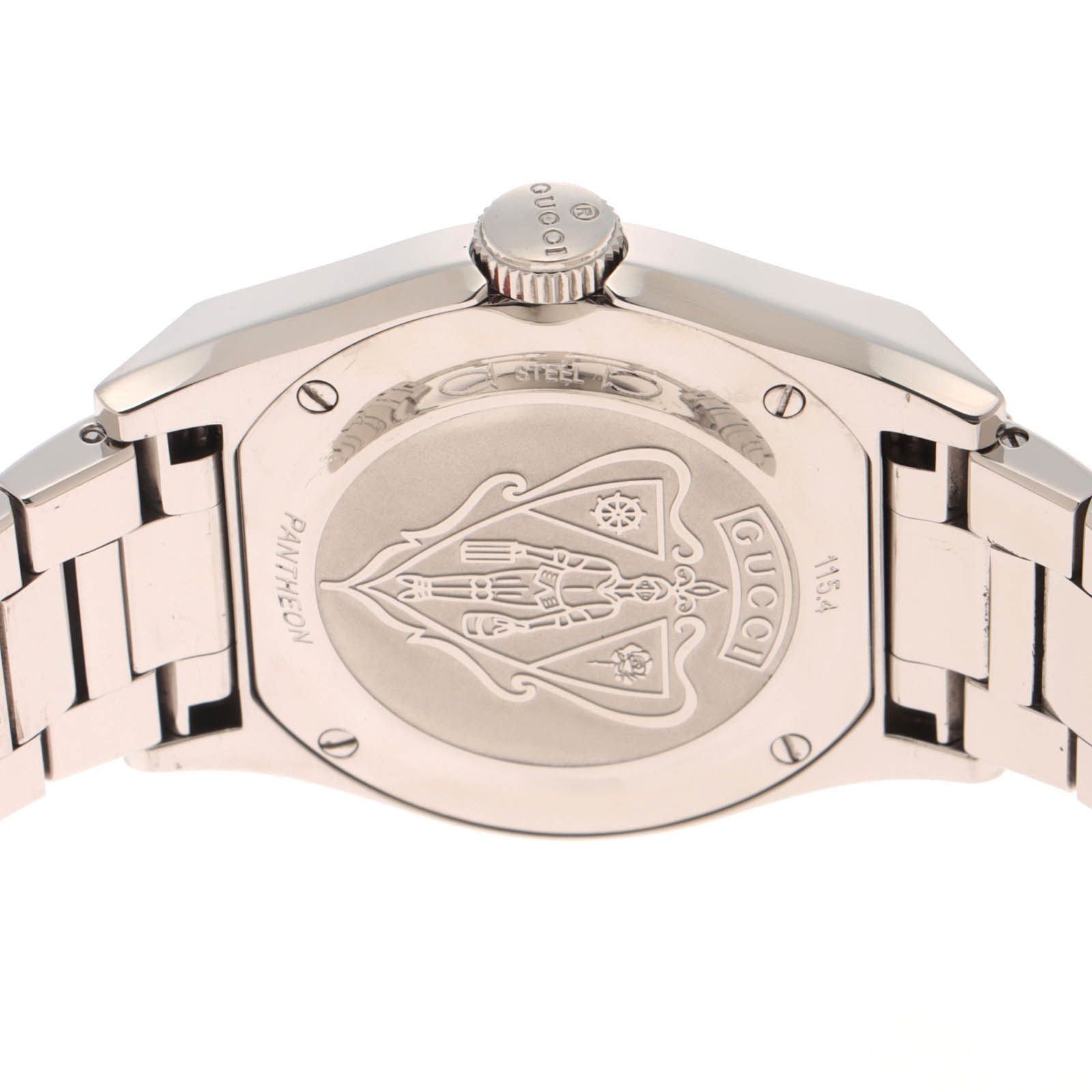 GUCCI グッチ パンテオン 115.4 YA115403 腕時計 ステンレススチール