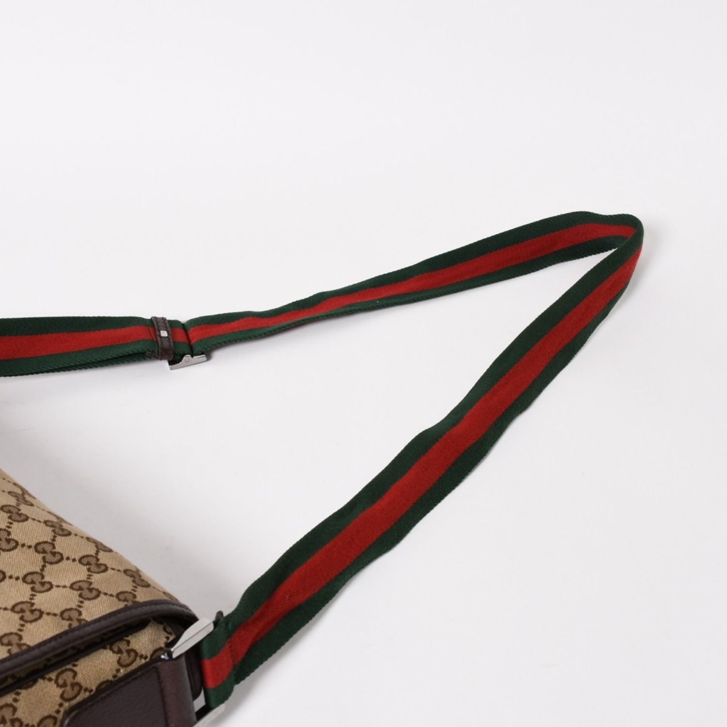 GUCCI グッチ ウェブストラップメッセンジャー ショルダーバッグ