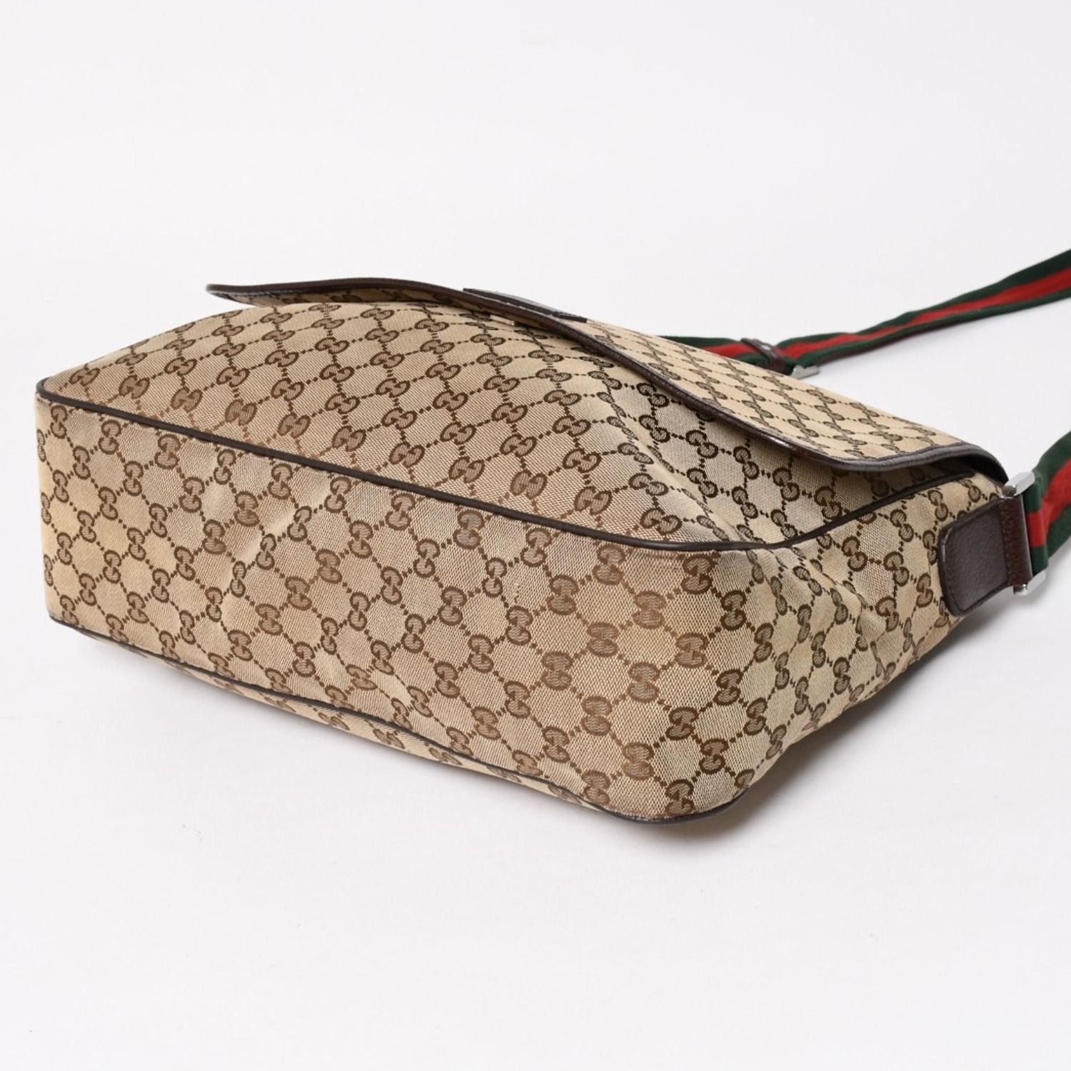 GUCCI グッチ ウェブストラップメッセンジャー ショルダーバッグ