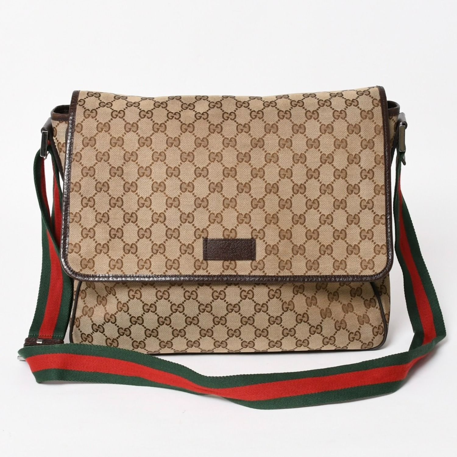GUCCI グッチ ウェブストラップメッセンジャー ショルダーバッグ