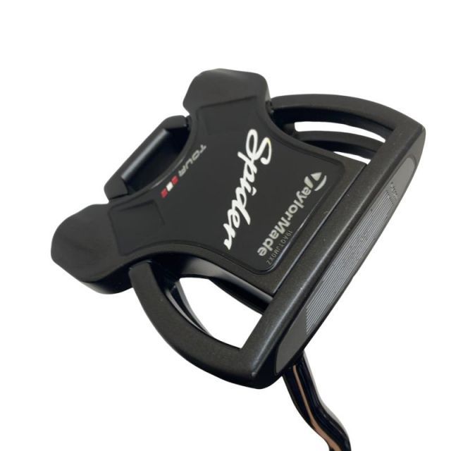 【中古】 テーラーメイド Spider Tour BLACK(2020)(サイトライン) ダブルベント 34インチ USA パター PT スチール (フレックスその他) メンズ 男性用 右利き 右用 Cランク ゴルフクラブ