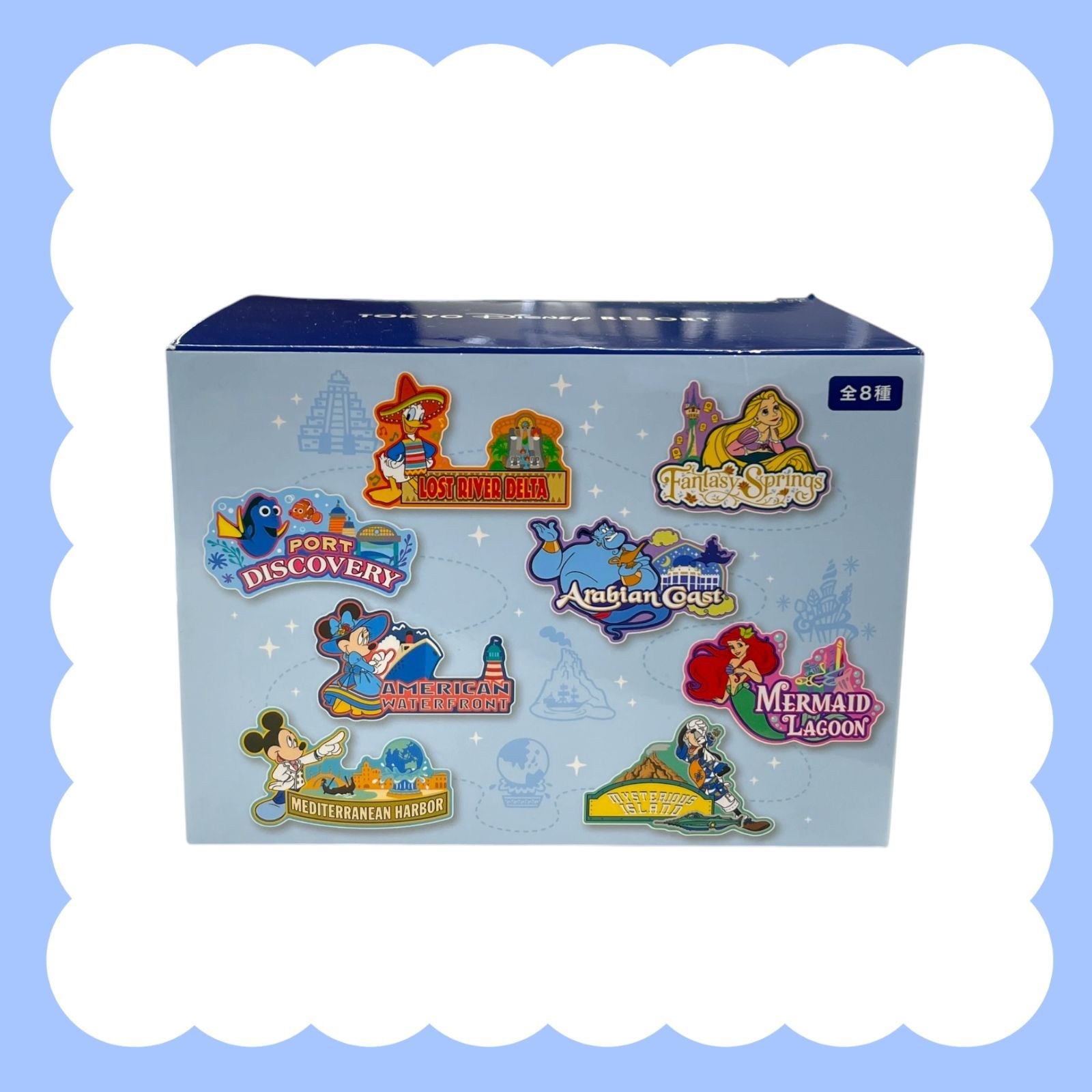 ディズニー【デコレーションマグネット】コンプリートBOX 全8種