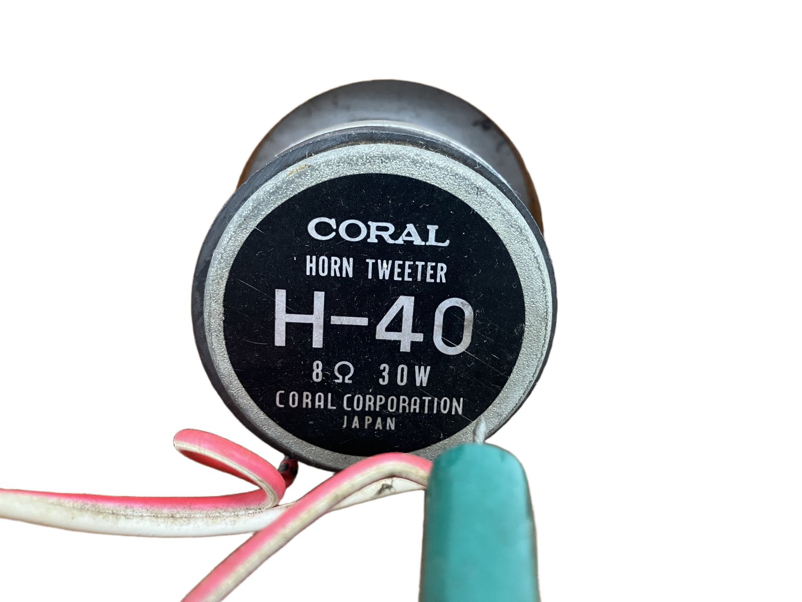 CORAL H-40 ツイーターユニットペア ホーン型ツイーター コーラル 音響