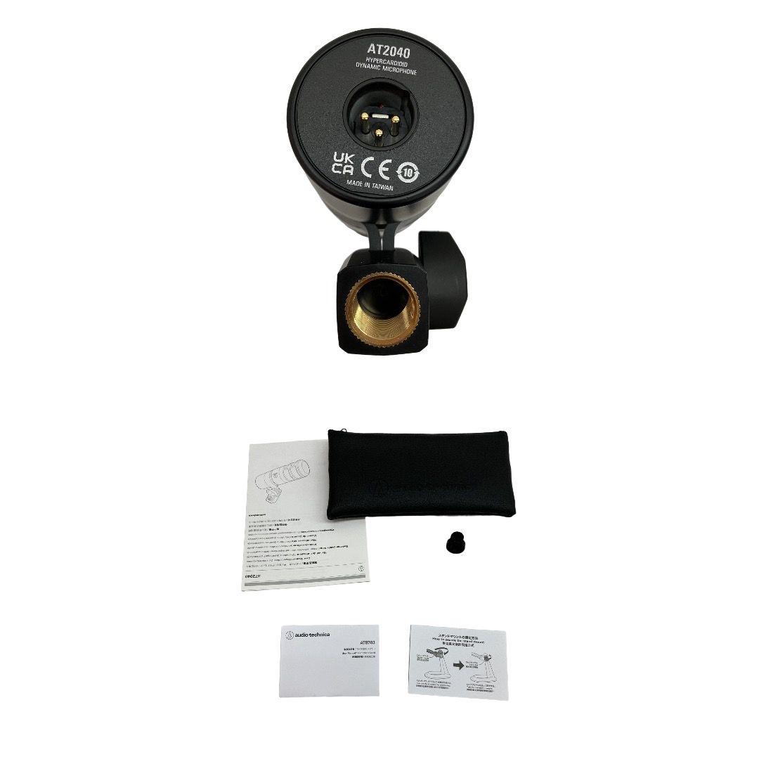 AT2040 AT8703 セット ダイナミックマイク 卓上スタンド audio