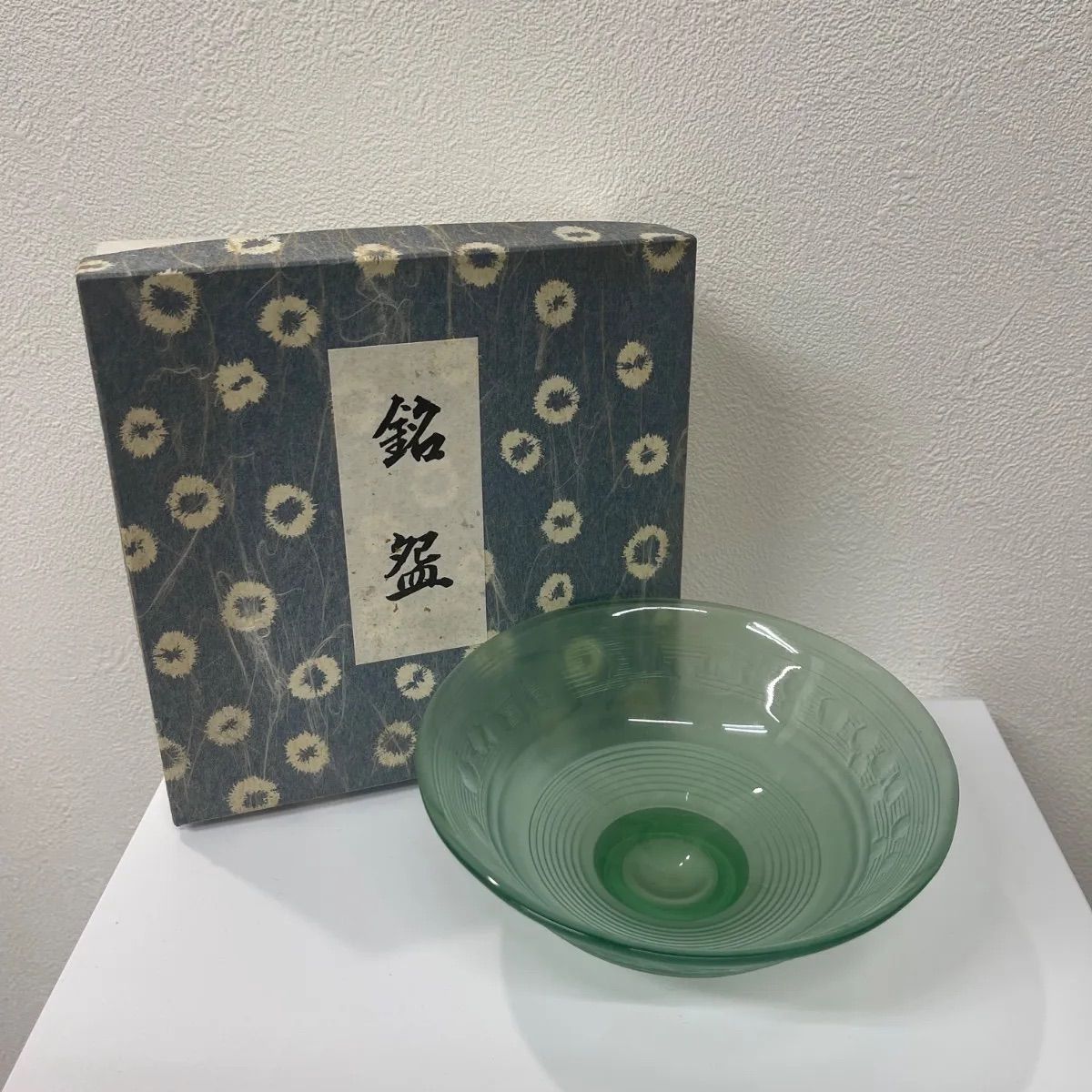 茶道具 義山 茶碗 蛍袋 長寿 水崎長寿作義山茶碗「若緑」耐熱ガラス - メルカリ