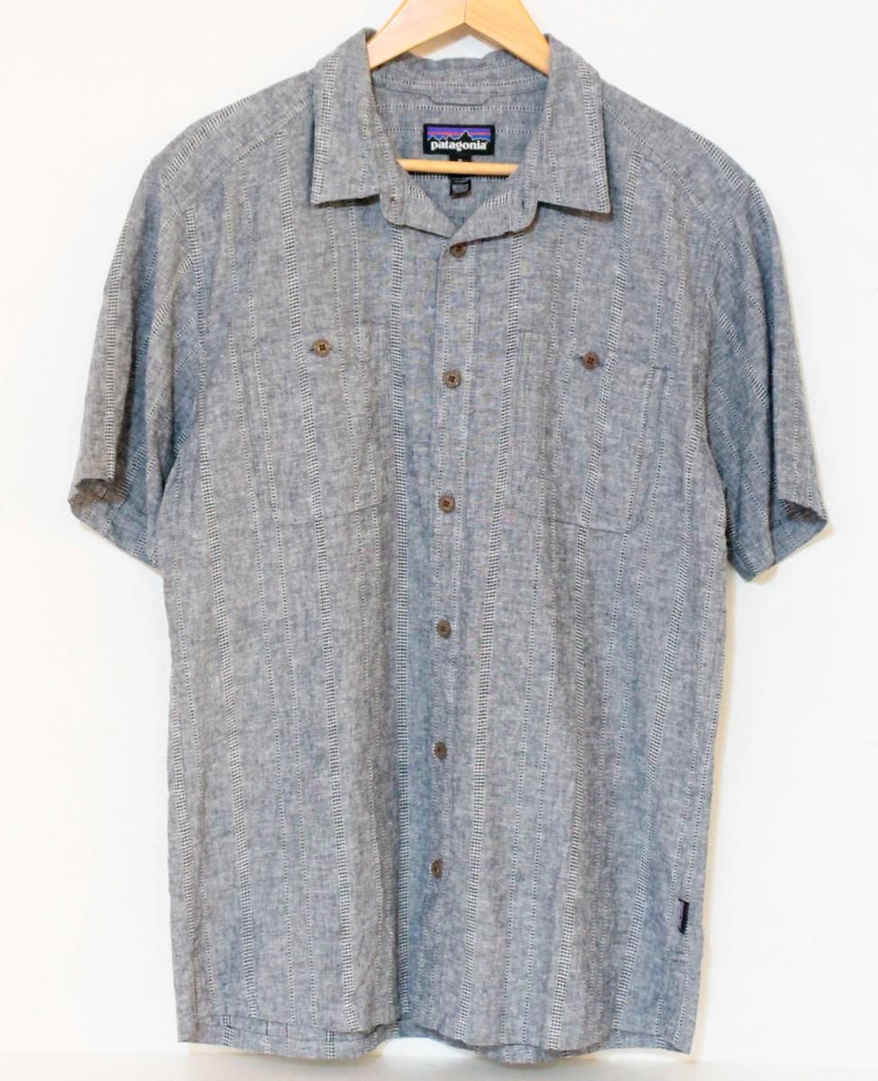 【中古】 patagonia メンズ半袖シャツ M patagonia/バックステップシャツ/半袖シャツ/M/グレー 灰/53139SP25 7,032円