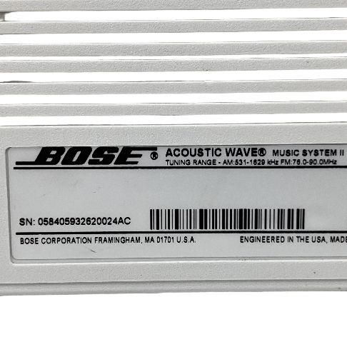 Bose Acoustic Wave Music System II アコースティック ウェーブ