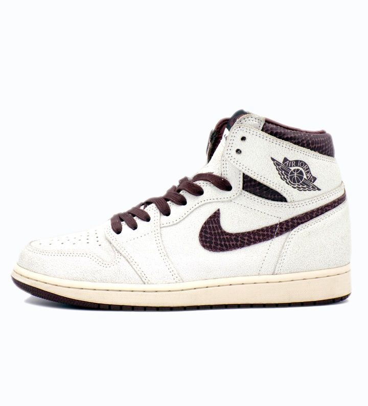 ナイキ NIKE × ア マ マニエール A Ma Maniere 【 AIR JORDAN 1 RETRO HIGH OG DO7097 100 】 エア ジョーダン 1 レトロ ハイ セイル アンド バーガンディ スニーカー f31729