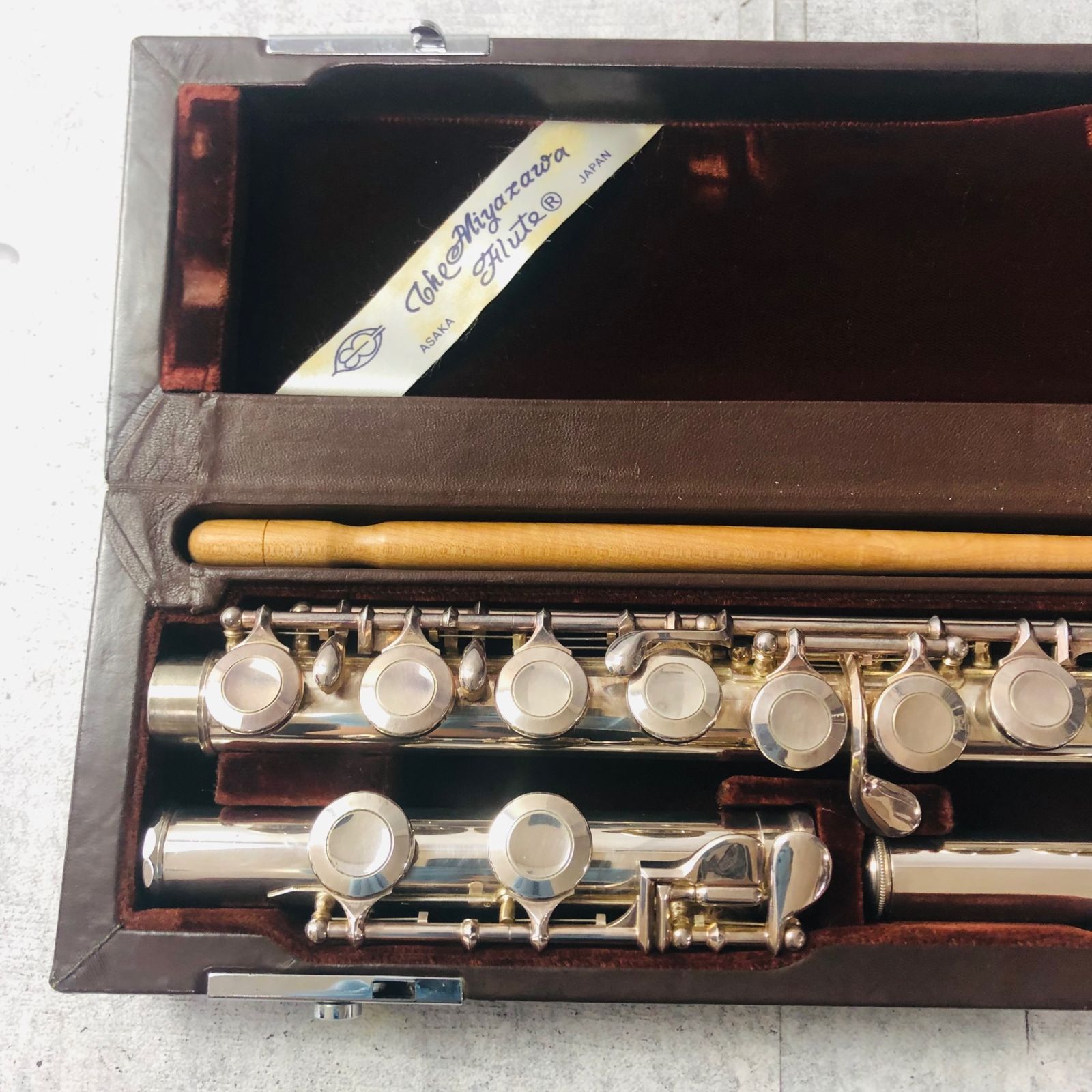 Miyazawa ミヤザワ MS-95S 頭部管銀製 フルート 入門 初心者 木管楽器