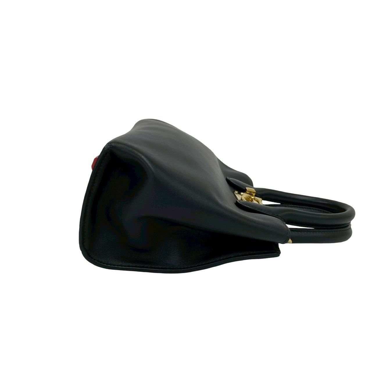 【極美品】サルヴァトーレフェラガモ　2way バッグ　ガンチーニ　レザー　黒 極 美品 Salvatore Ferragamo サルヴァトーレフェラガモ