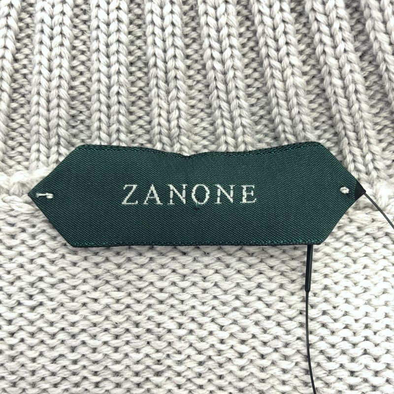 ザノーネ ZANONE 長袖 タートルネック ニット セーター 46 灰系 グレ トップス ザノーネ ZANONE 長袖 タートルネック ニット セーター 46 灰