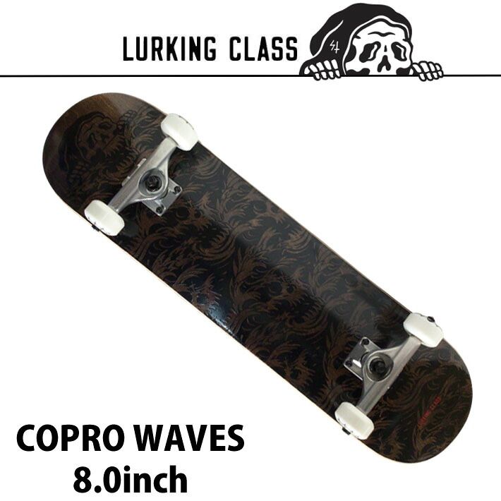 組立済み スケートボード LURKING CLASS 8.0inch COPRO WAVES [L101] ラーキングクラス コンプリート スケボー 完成品