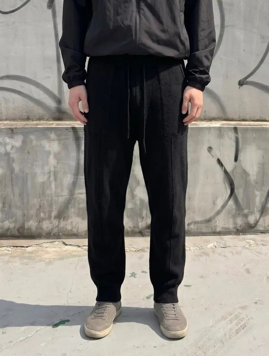 48/ Juun.J ジュンジェイ 21FW ヘビーウール ジョガースウェットパンツ