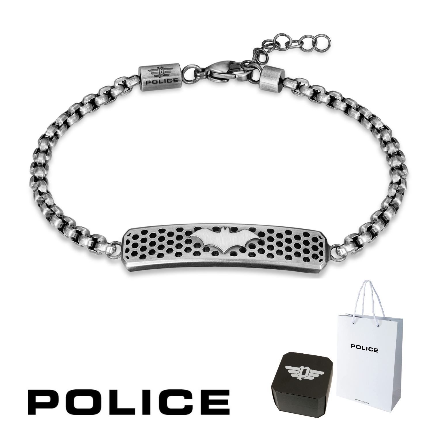 ブレスレット ポリス POLICE GB0042101 PROTECTOR プロテクター BATMAN バットマン ステンレス 316L サージカルステンレス メンズ 男性 ギフト プレゼント おすすめ 誕生日 クリスマス バレンタイン お祝い 新品 正規品 8,614円