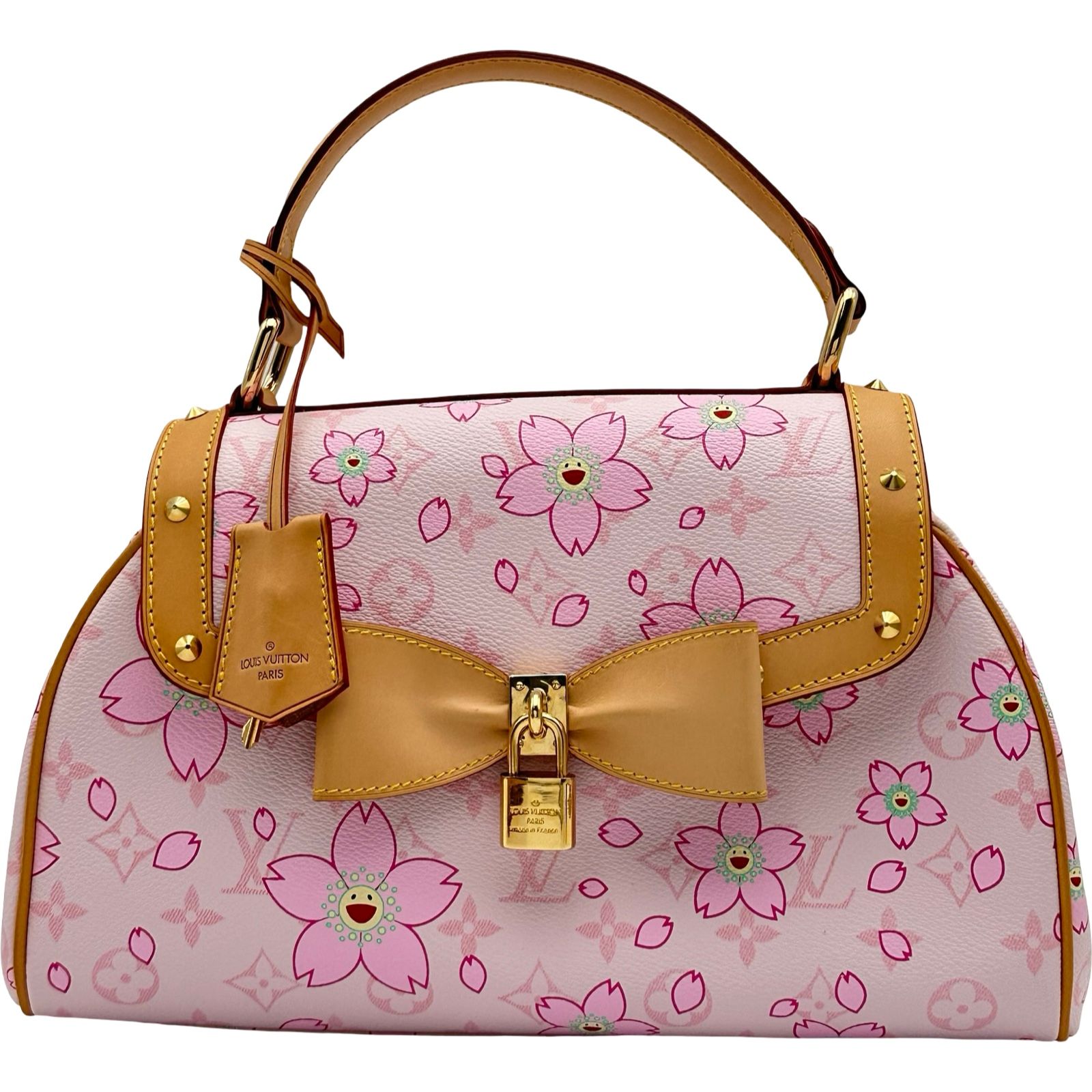 ルイ・ヴィトン LOUIS VUITTON サックレトロPM M92013 ピンク モノグラム・チェリーブロッサム レディース ハンドバッグ