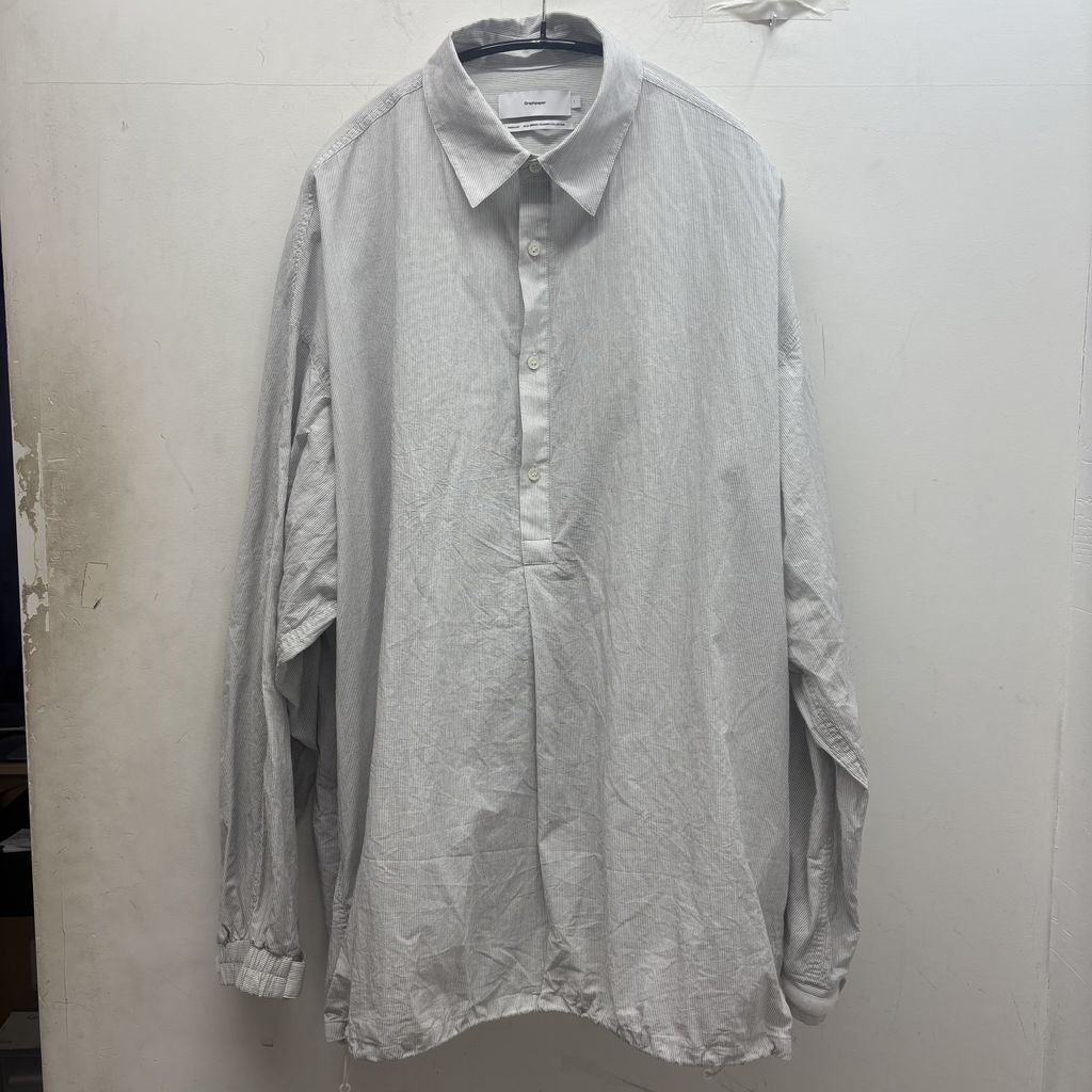 Graphpaper グラフペーパー 26SS Seersucker Pullover Shirt 長袖
