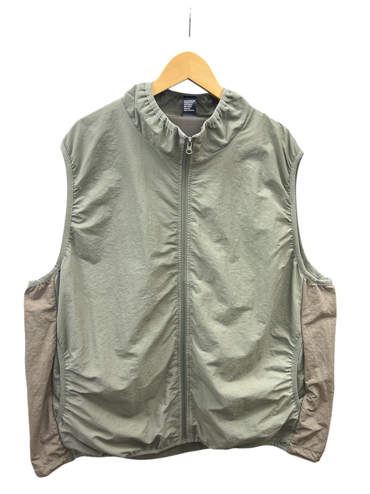 BEIMAR (ビーマー) 別注 Nylon Light Weight Packable Vest ナイロンベスト パッカブル XL モスグリーン メンズ/027