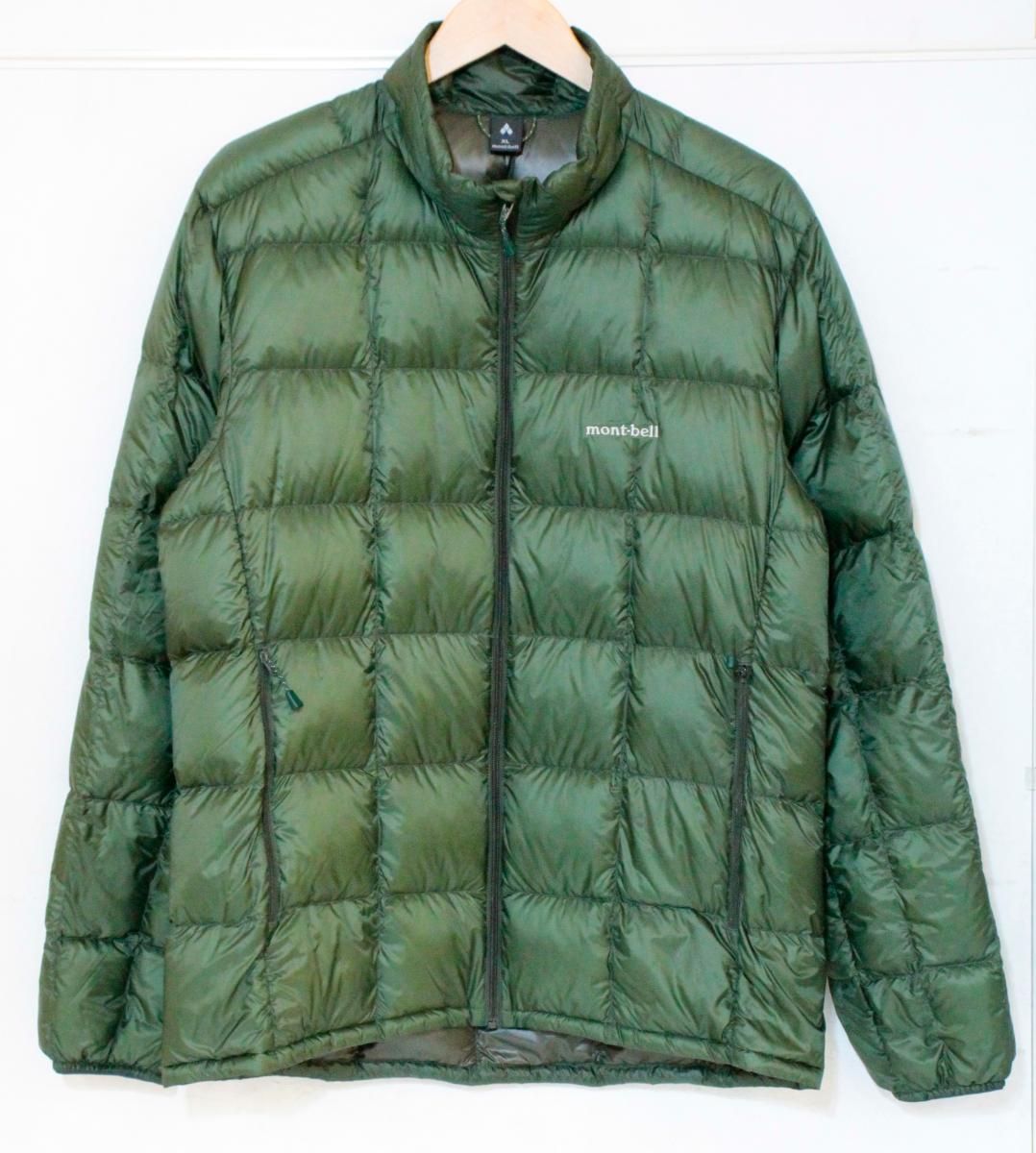【中古】 mont bell メンズダウンジャケット XL mont bell/スペリオダウンジャケット/XL/緑 グリーン/1101661