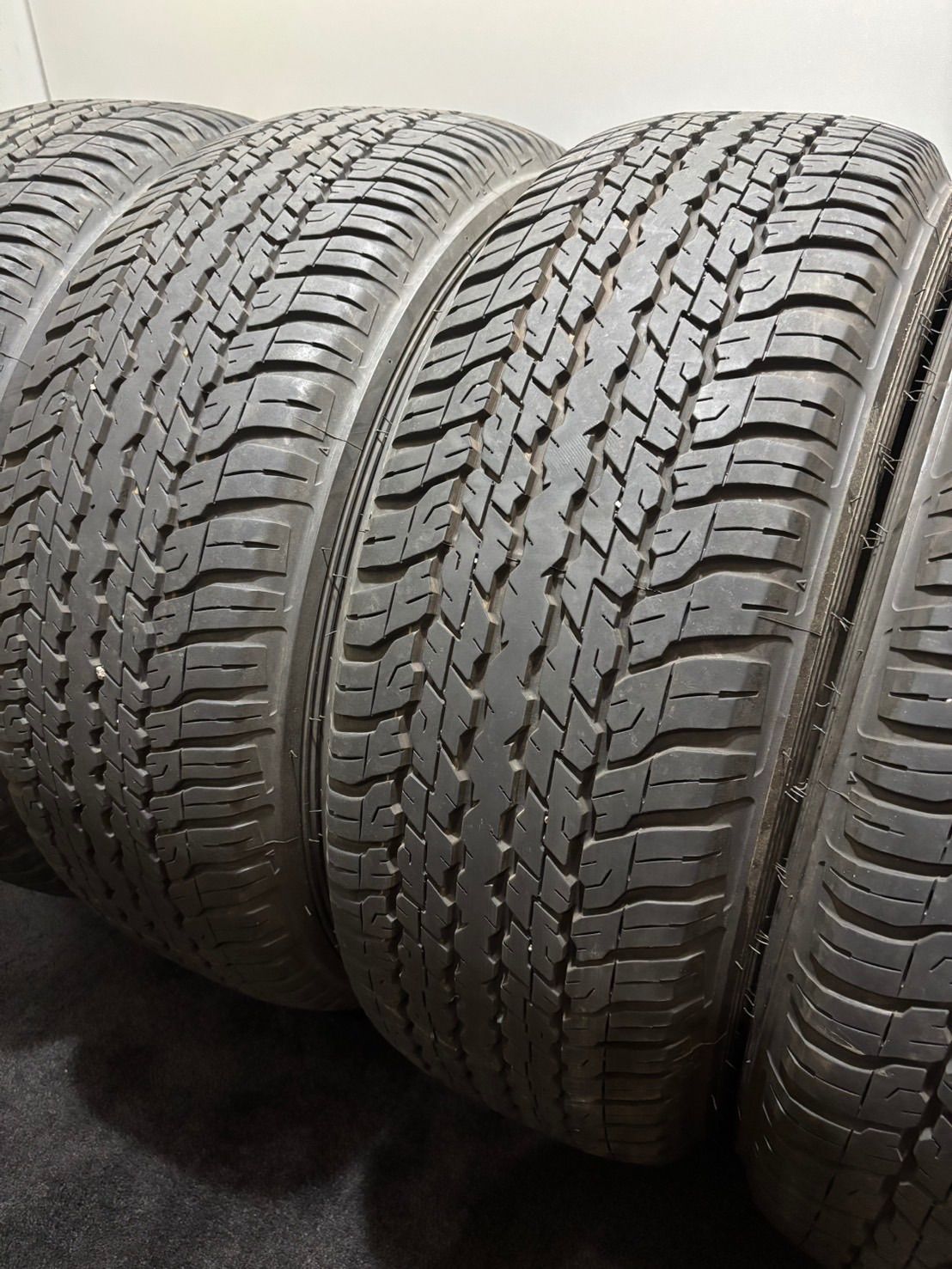 ★265/65R17 DUNLOP/GRANDTREK AT 21年製 夏タイヤ サマータイヤ 4本 ダンロップ ランクル プラド ハイラックス (南8-M776)