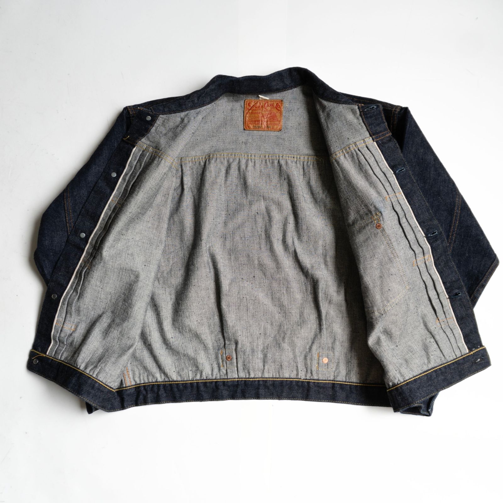 美品/濃紺】SUGAR CANE【13oz. DENIM BLOUSE 1936 MODEL】44 デニム
