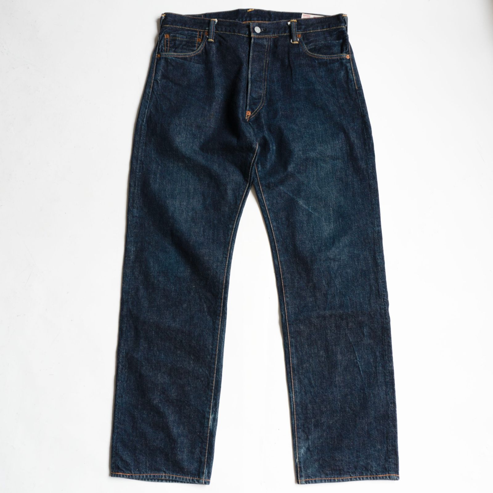 雰囲気抜群/濃紺】EVISU 【LOT.2000 デニムパンツ】36×35 エビス