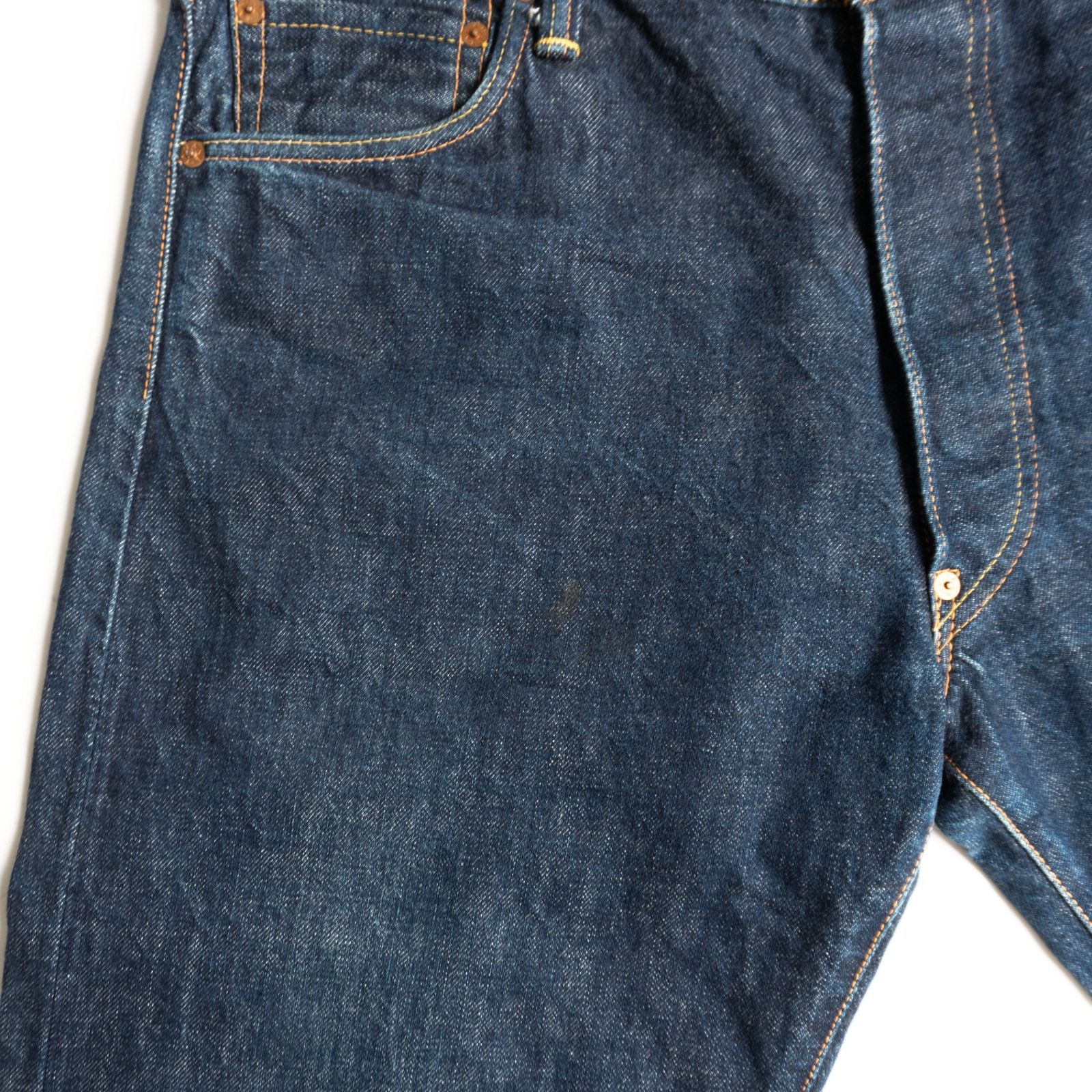 雰囲気抜群/濃紺】EVISU 【LOT.2000 デニムパンツ】36×35 エビス