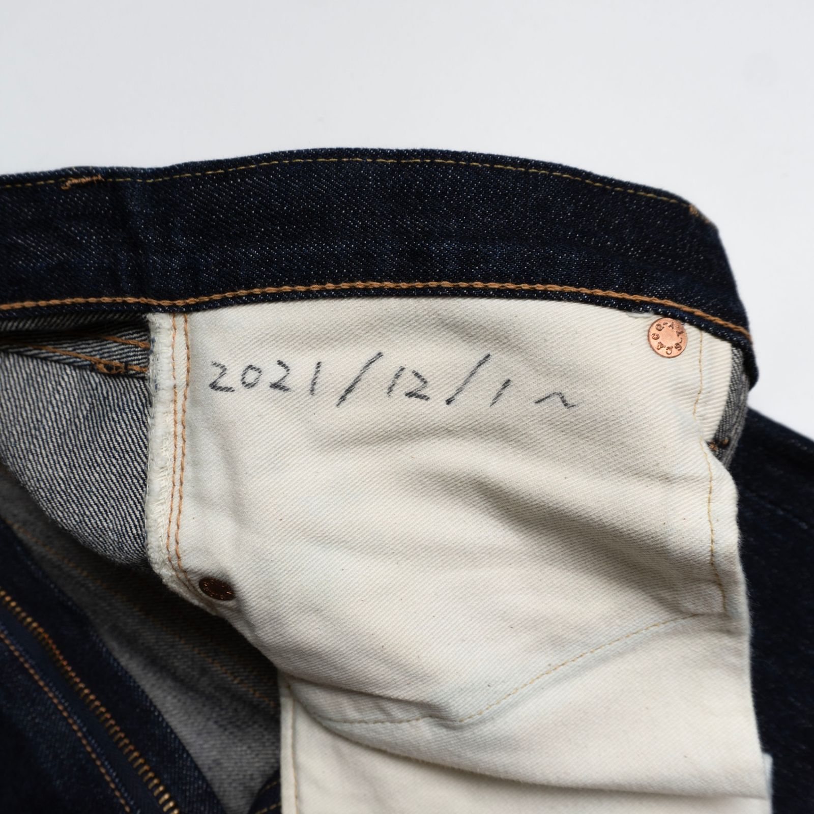 美品/濃紺】SUGAR CANE【Lot 1955Z 14oz ジッパーフライジーンズ】34