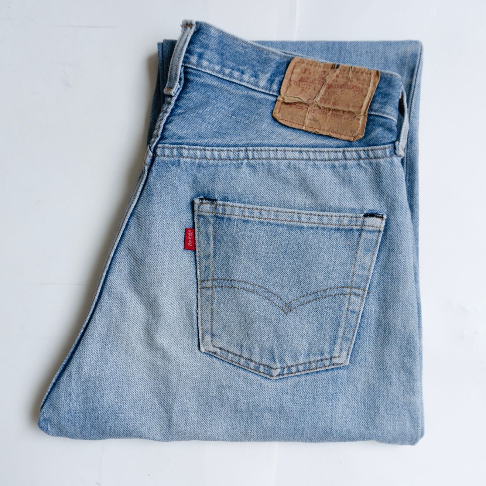 【雰囲気抜群/80s】 LEVI'S 【501 赤耳 デニムパンツ】33×36 ボタン裏524 リーバイス アメリカ USA 製 ヴィンテージ 26070280 雰囲気抜群/80s】 LEVI'S 【501 赤耳 デニムパンツ】33×36 ボタン裏524
