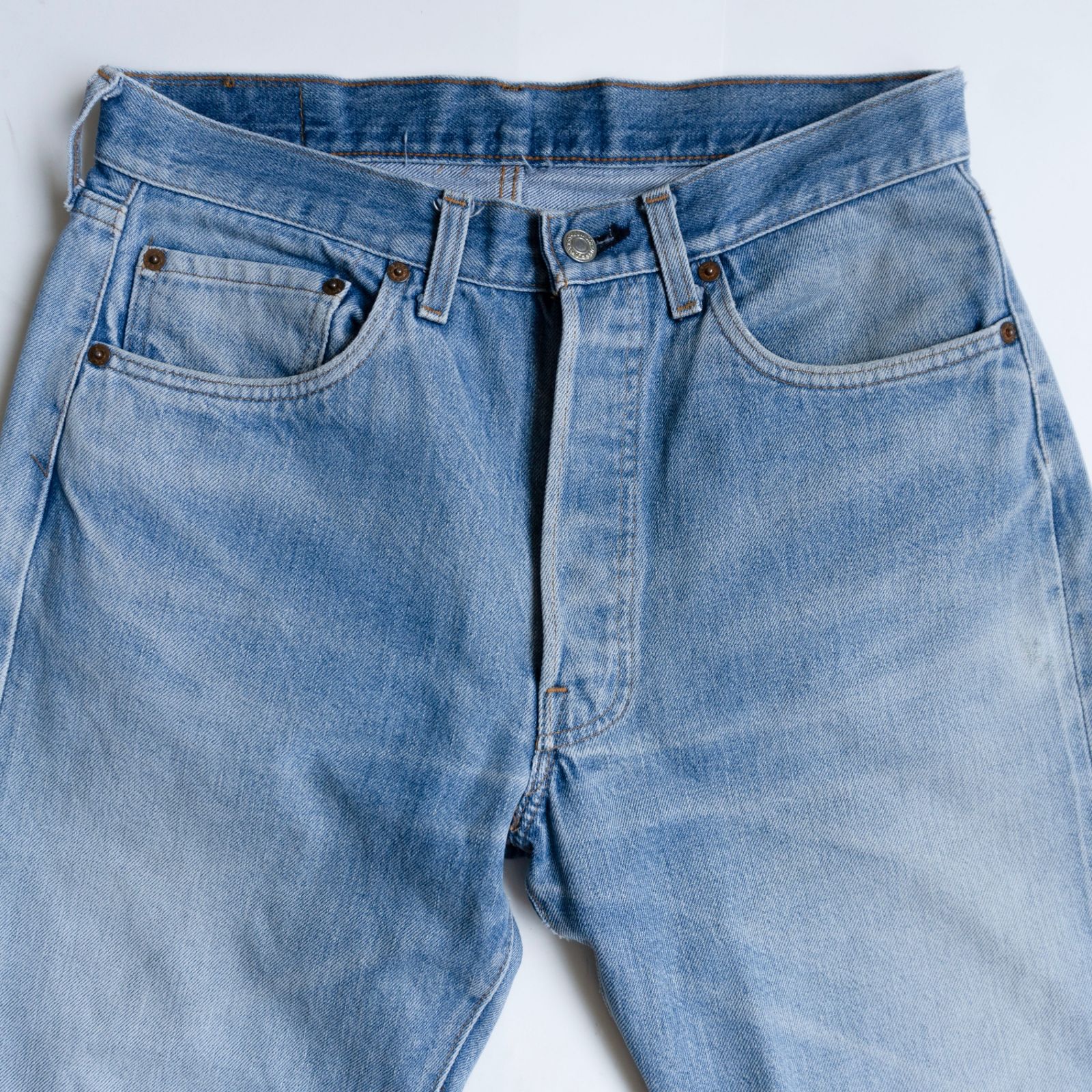 雰囲気抜群/80s】 LEVI'S 【501 赤耳 デニムパンツ】33×36 ボタン裏524